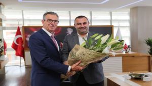 CHP Milletvekilinden Başkan Halil Arda’ya kutlama ziyareti