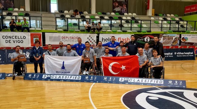 Tekerlekli Sandalye Basketbol Takımı Avrupa üçüncüsü oldu