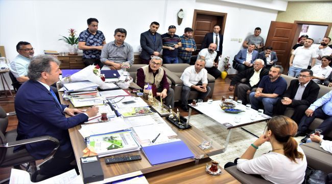 Başkan İduğ Alevi derneklerinin temsilcilerini ağırladı