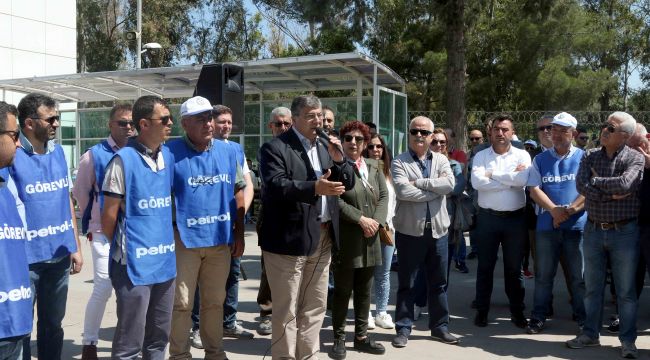 Sındır’dan TÜPRAŞ eylemine destek!