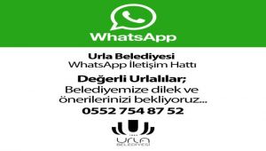 Urla Belediyesi WhatsApp İletişim Hattı açıldı