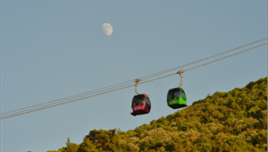 Teleferik, ziyaretçi rekoru kırdı