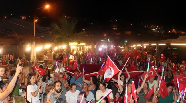 Binlerce vatandaş katıldı