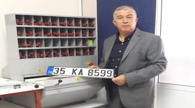 Çiğli’de Plaka basımı başladı