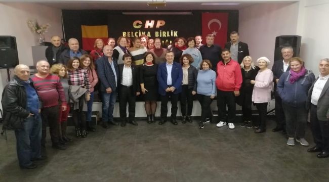 Başkan Batur’dan CHP Belçika Birliği’ne ziyaret  