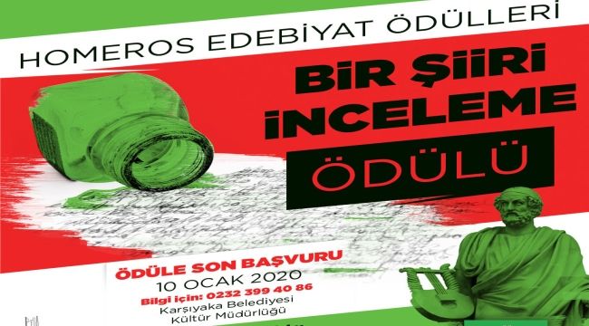 Homeros Edebiyat Ödülleri başvuruları başladı