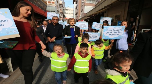 Selçuklu çocuklar haklarını savundu