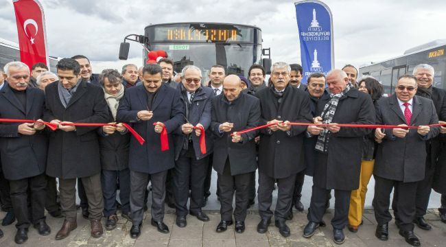 İzmir'e yerli üretim 15 yeni otobüs