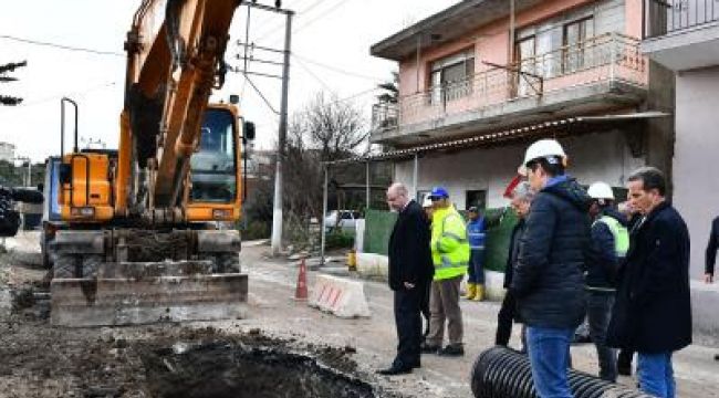 Büyükşehir'in Urla’daki çalışmaları hız kesmiyor