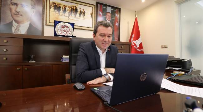 Başkan Koştu eğitim camiasıyla telekonferansla bir araya geldi