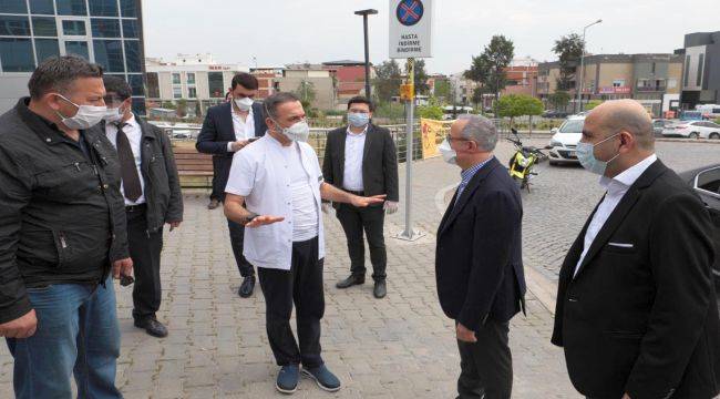 Başkan Sürekli’den sağlık çalışanlarına moral ziyareti