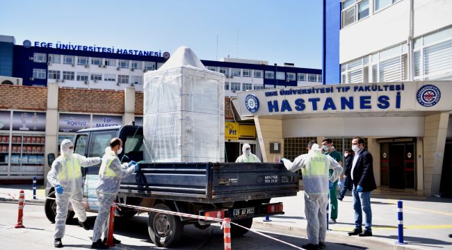 Bornova’da hastanelere tam destek