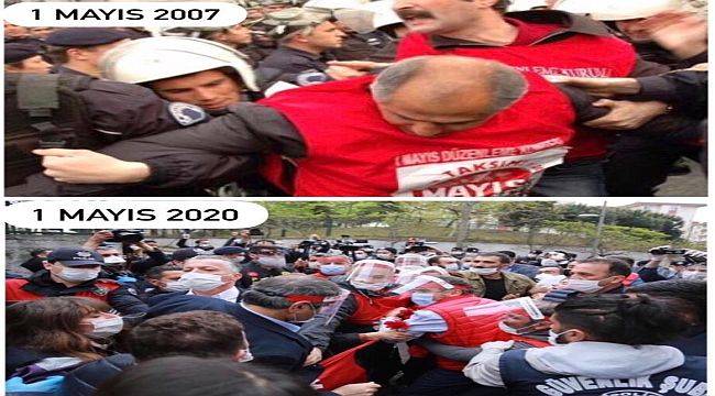 1 Mayıs’lardakişiddetin dozu değişmiyor, 2007-2020 kareleri aynı!