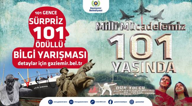 Gaziemir’de 19 Mayıs’ın 101. yılında 101 gence ödül