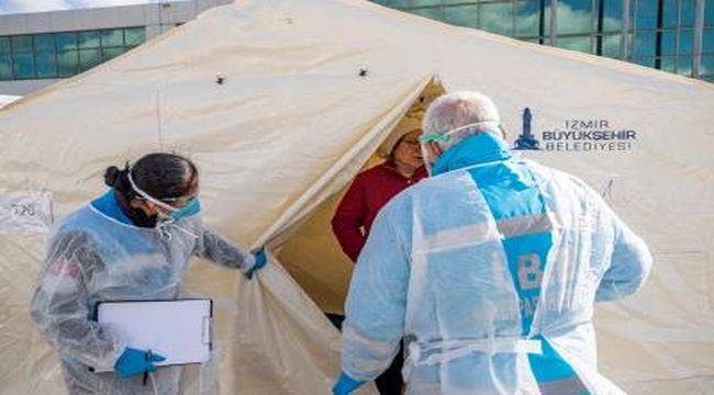 Büyükşehir doktorlarından çadır kentte sağlık taraması
