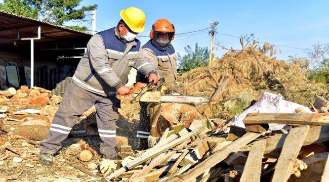 Bornova’da yuvaları ısıtan çalışma