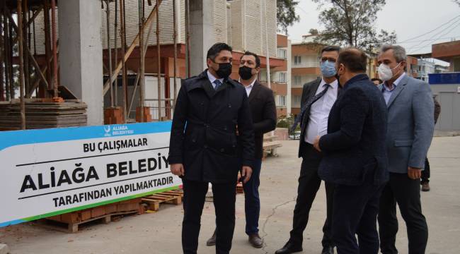 Aliağa Devlet Hastanesi Ek Acil Binası Hızla Yükseliyor