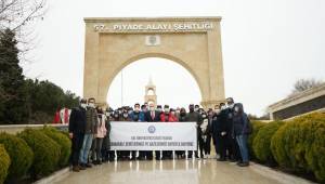 EÜ öğrencileri Çanakkale’de şehitleri andı