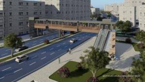 İzmir Büyükşehir Belediyesi’nden üst geçit projelerine estetik dokunuş