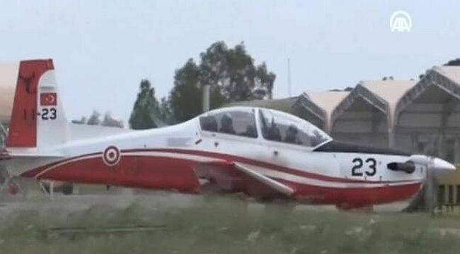 İzmir'de askeri uçak düştü!