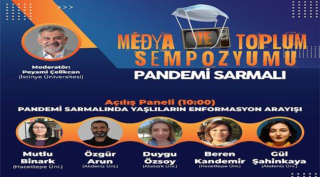 Pandemi sarmalında medya ve toplum bu sempozyumda konuşulacak