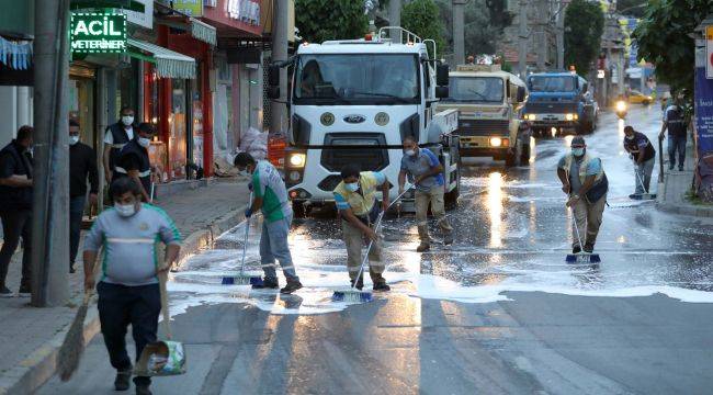 Buca’nın caddeleri tam kapanma sonrasına hazır