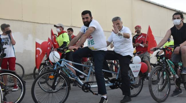 Torbalı’da pedallar 19 Mayıs için çevrildi