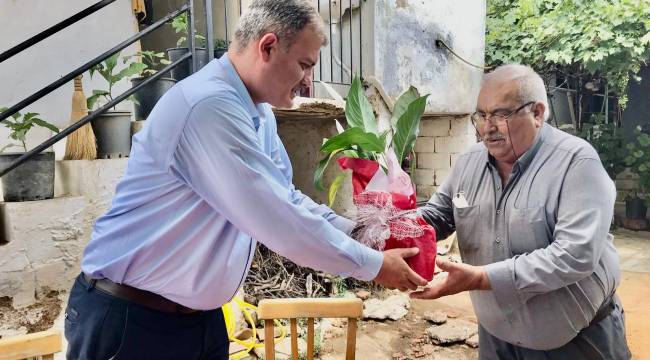 Başkan Duran Şehit Babalarını Unutmadı