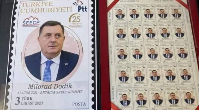 Irkçı Dodik’in sözlerini biz unutmadık ama PTT unutmuş!