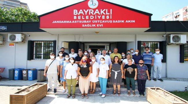 BAŞKAN SANDAL, PERSONELİYLE BAYRAMLAŞTI