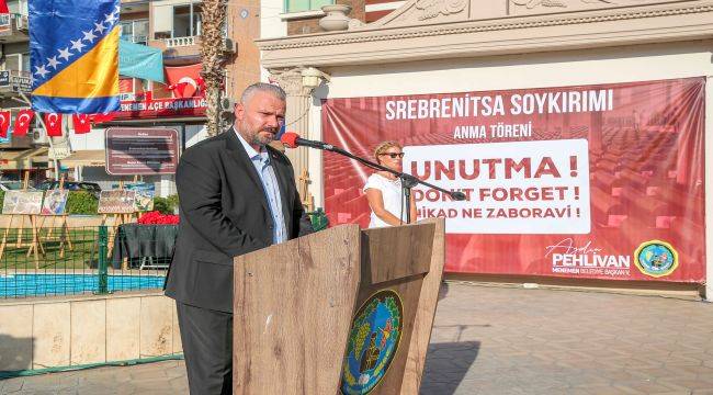 Srebrenitsa Soykırımı Menemen’de unutulmadı