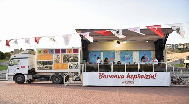 Bornova’da “Etkinlik Tırı” Yola Çıktı