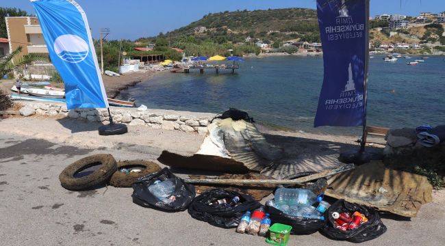 Karaburun’da Kıyı Temizliği Yapıldı