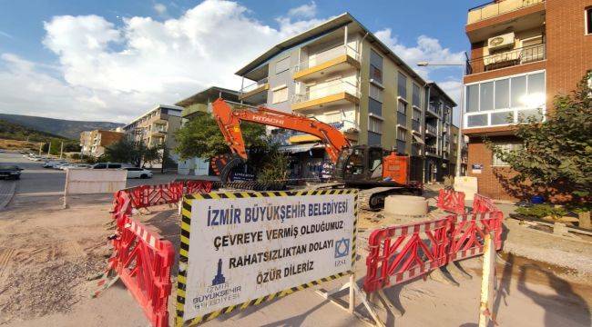 Yağmur Suyu Hattı Çalışmaları Devam Ediyor