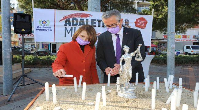 Gaziemir'de “Adalete Mum Yak” Etkinliği