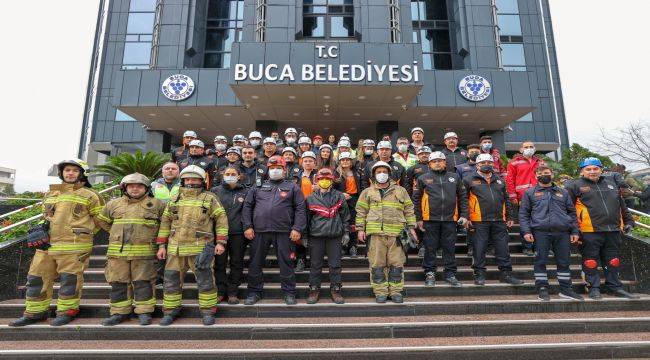 Buca'da Yapılan Tatbikat Gerçeği Aratmadı