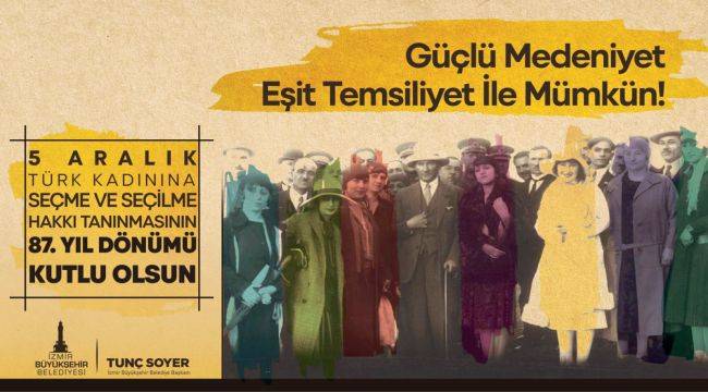 İzmir, Temsilde Eşitlik İçin Yürüyecek