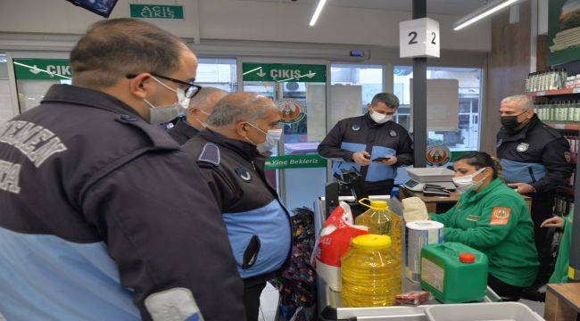 Menemen'de Stokçuluk ve Fiyat Denetimi Yapıldı