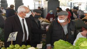 Başkan Selvi Topu Pazarcı Esnafı Unutmadı