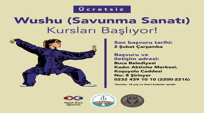 Bucalı Kadınlar İçin 'Wushu' Kursları Başlıyor