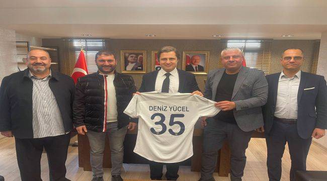 Bucaspor Yönetimi Başkan Yücel'i Ziyaret Etti