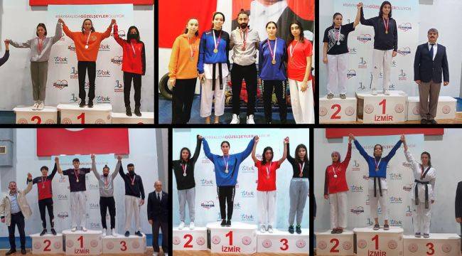 Çiğli Belediyesi Taekwondo Takımı Madalyalara Doymadı