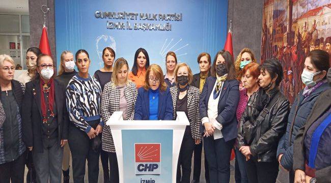 CHP'nin Kadınlarından Eş Zamanlı Basın Açıklaması