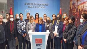 CHP'nin Kadınlarından Eş Zamanlı Basın Açıklaması