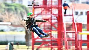 Çocuklar Macera Park'ta Eğlenceli Dakikalar Geçirdi