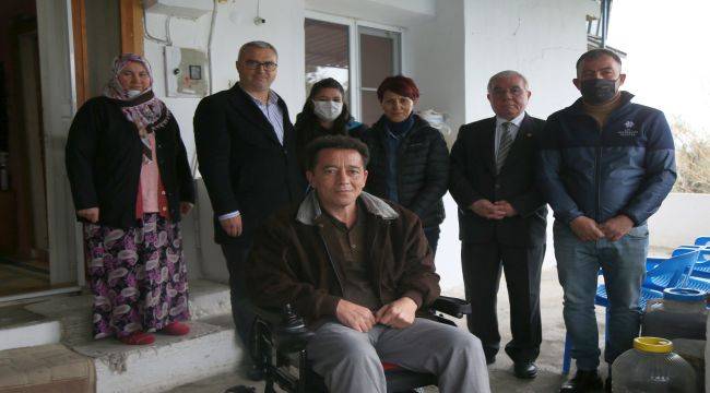 Başkan Çerçioğlu MS Hastası Hüseyin Yaşar’ın Talebini Yerine Getirdi