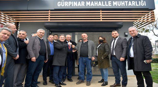 Bornova Gürpınar Mahallesine Yeni Muhtarlık Ofisi