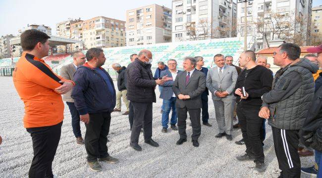 Şehir Stadı yenileme çalışmaları başladı