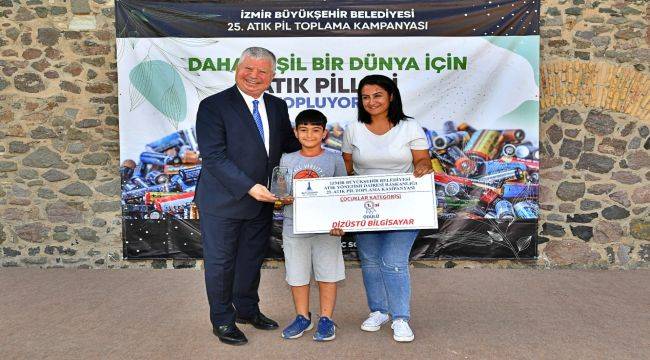 Bir yılda 42 ton atık pil toplandı