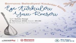 Bornova’da Ege Türküleri Yaz Konser